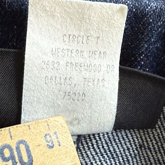 Vintage Roughrider Circle T Jacket Women Large Aztec Tapestry Southwest Fringe - Picture 12 of 12